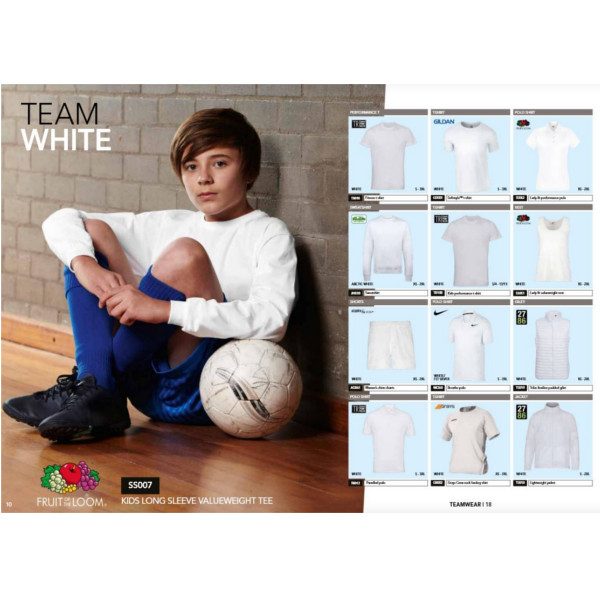 Team white colours
