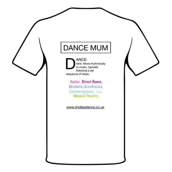 Tindles Dance Mum White2 Tindles Dance Mum White2