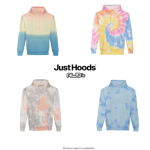WOW! ~Tie Dye Hoodie ~ AWDis