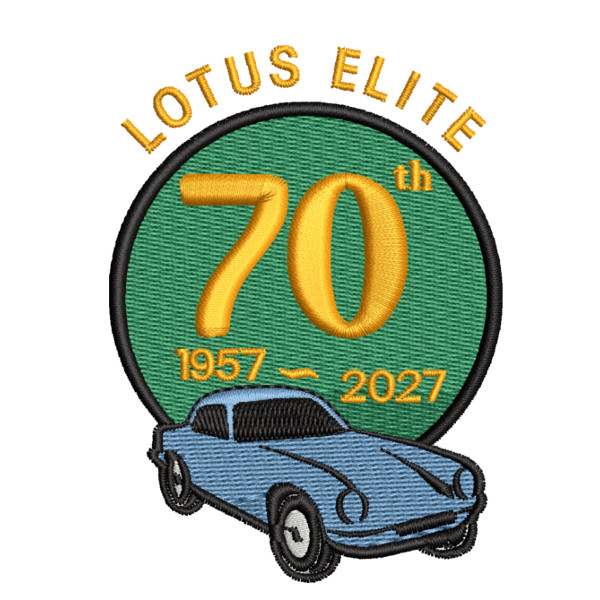 LOTUS ELITE EMB LOGO GOLD TEXT 600 LOTUS ELITE EMB LOGO GOLD TEXT 600